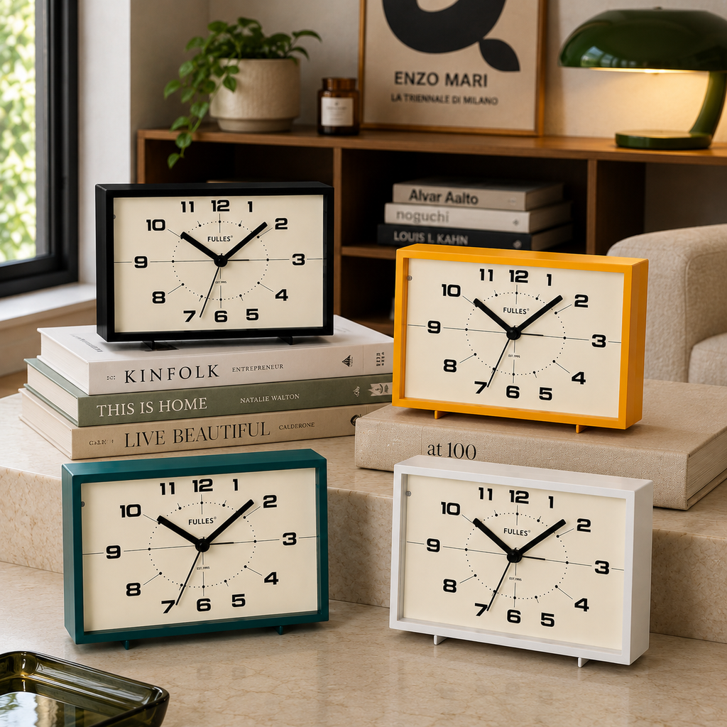 Retro Alarm Clock - Yellow