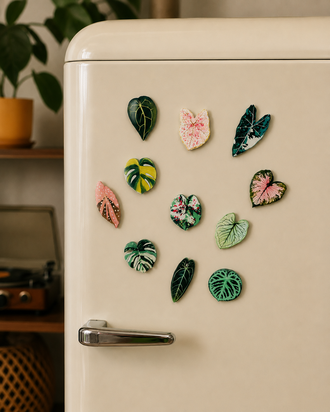 Botanical Leaf Magnet Set (6 pieces)
