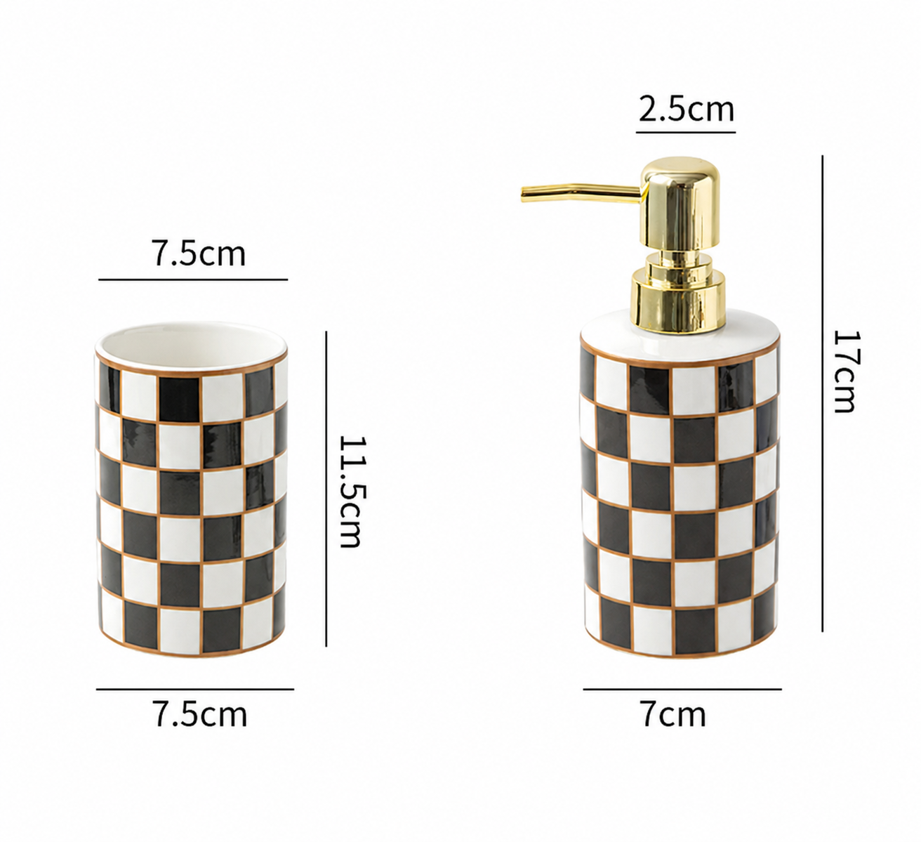 Check Mate Bathroom Set