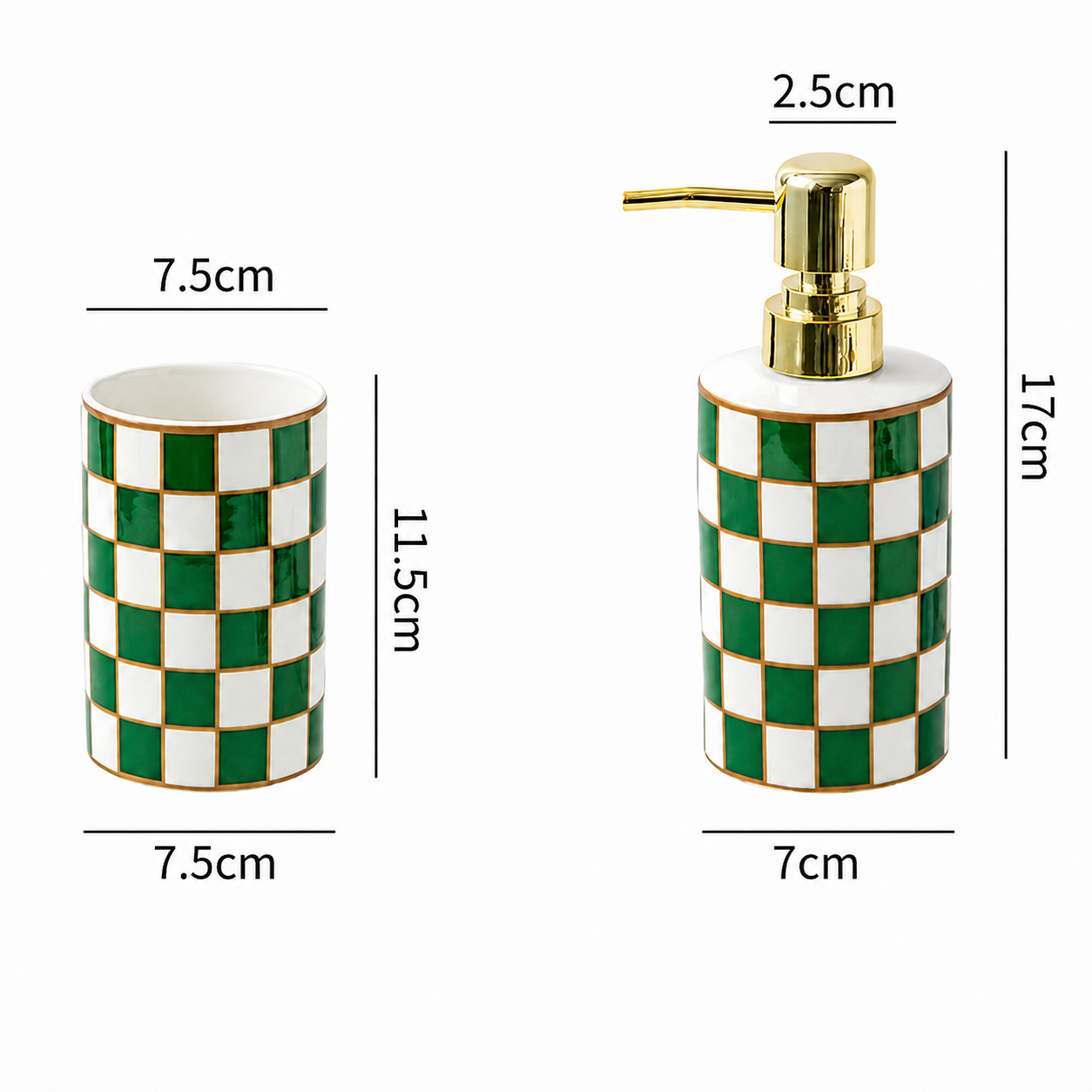Check Mate Bathroom Set