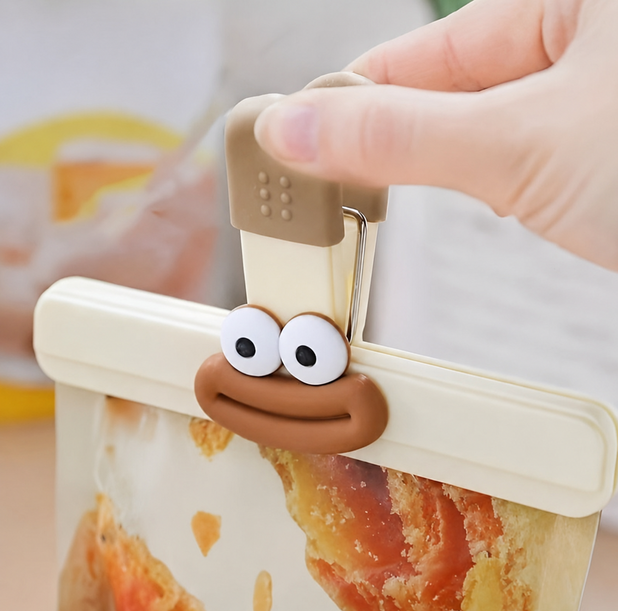 Happy Chappy Bag Clips (3 piece)