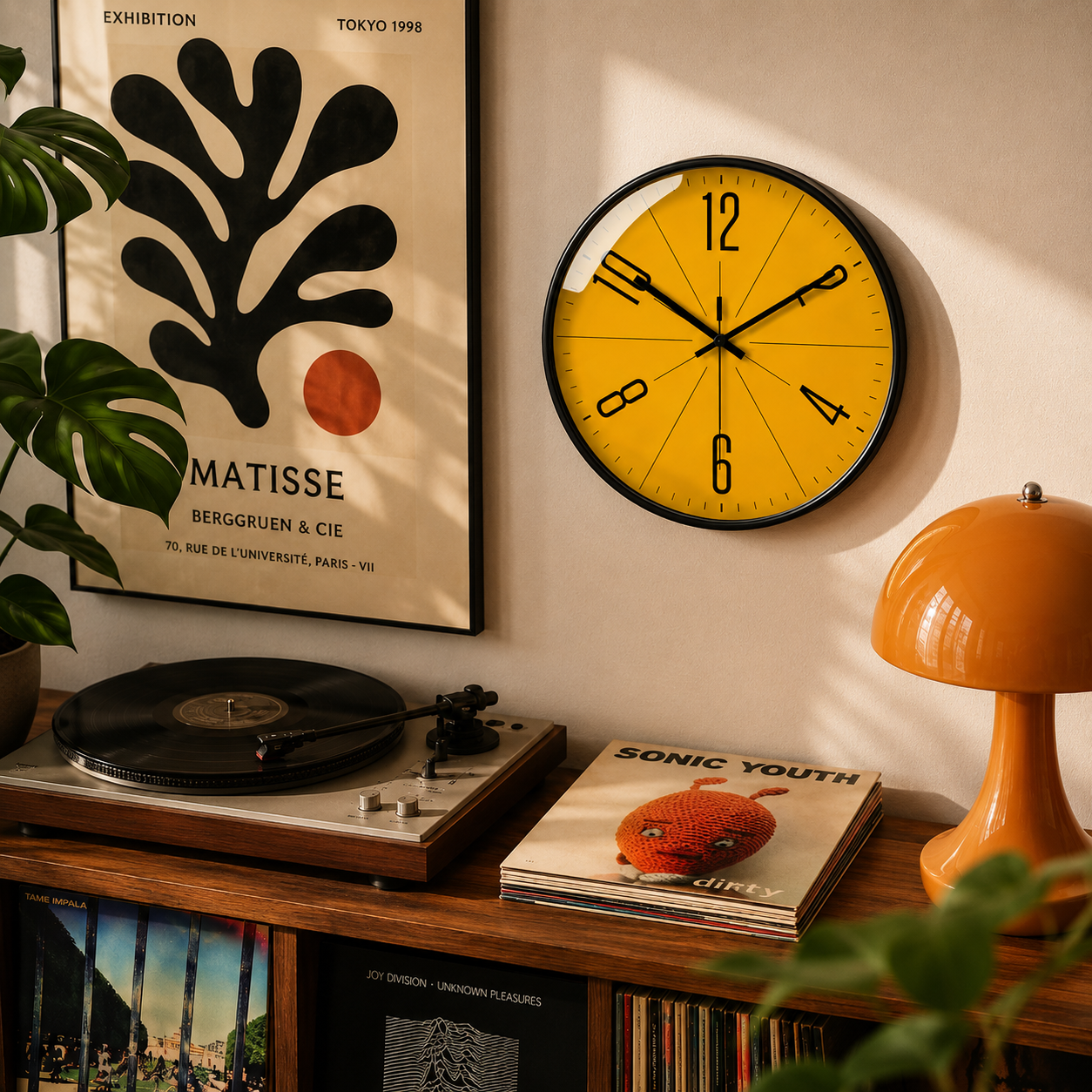Golden Hour Wall Clock