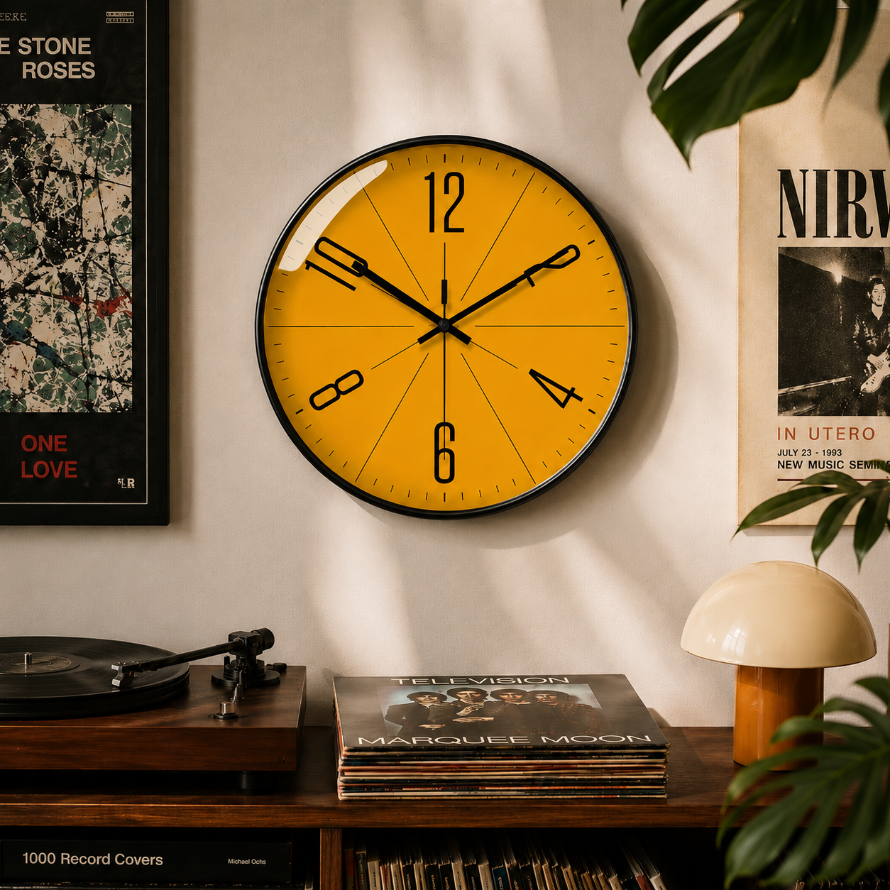 Golden Hour Wall Clock