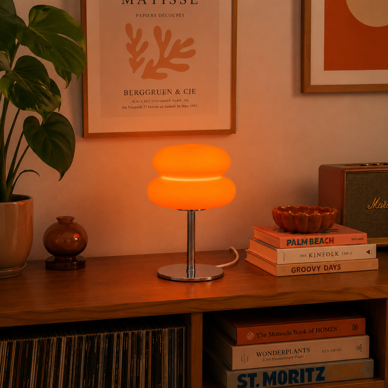 Bauhaus Table Lamp - Orange