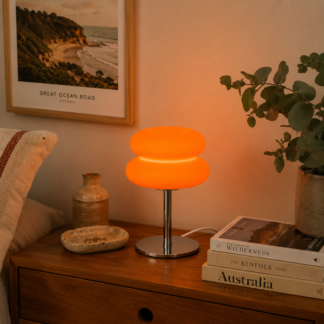 Bauhaus Table Lamp - Orange