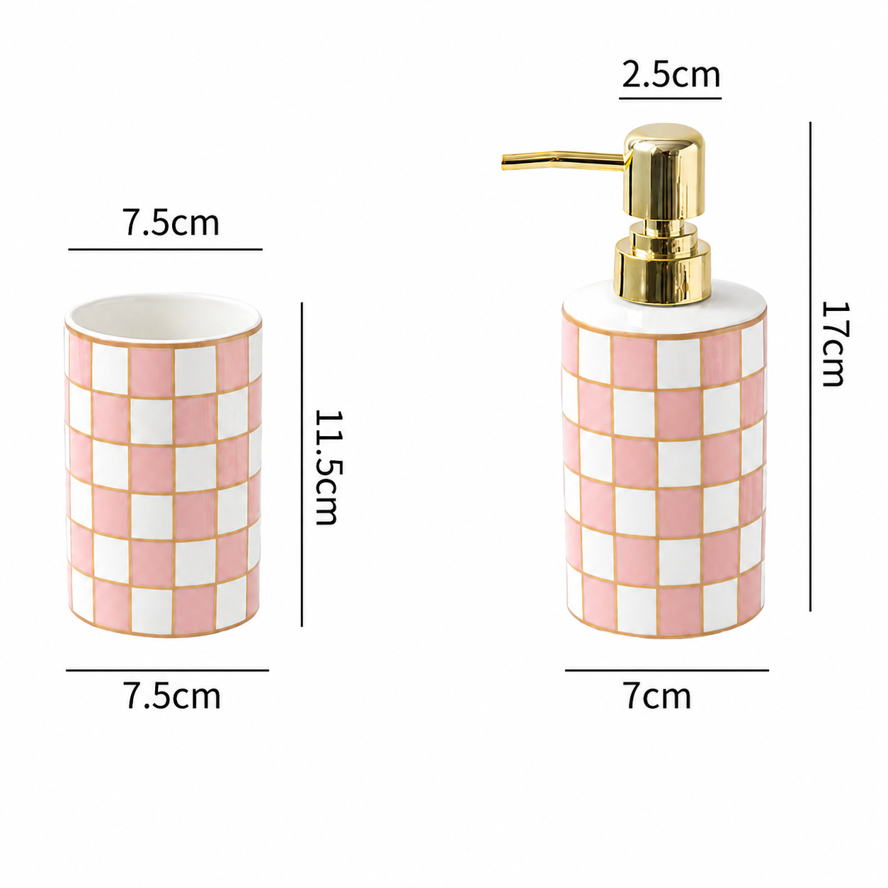 Check Mate Bathroom Set