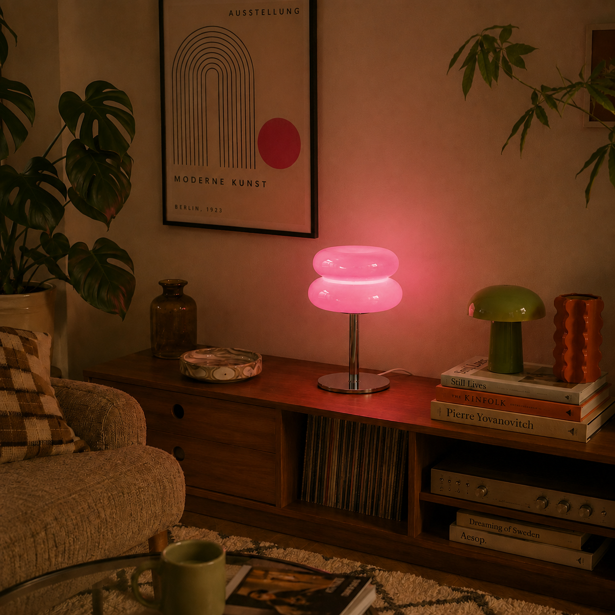 Halo Table Lamp - Pink
