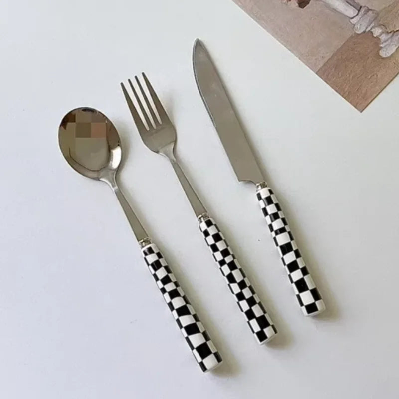 Checkmate Cutlery Set