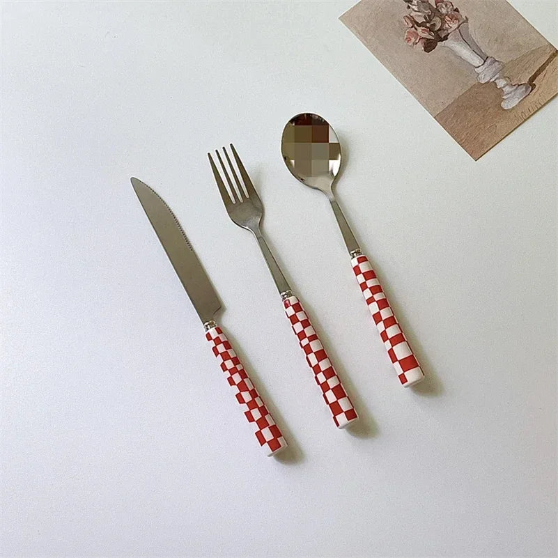 Checkmate Cutlery Set