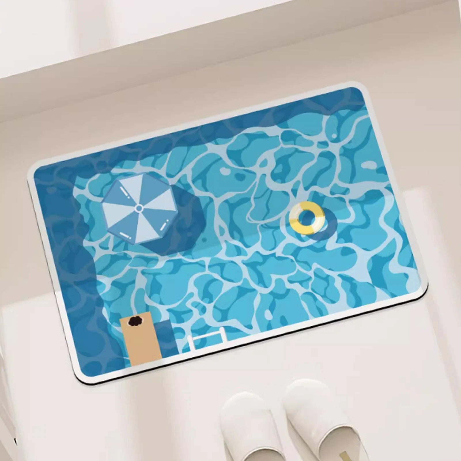 Poolside Rubber Bath Mat