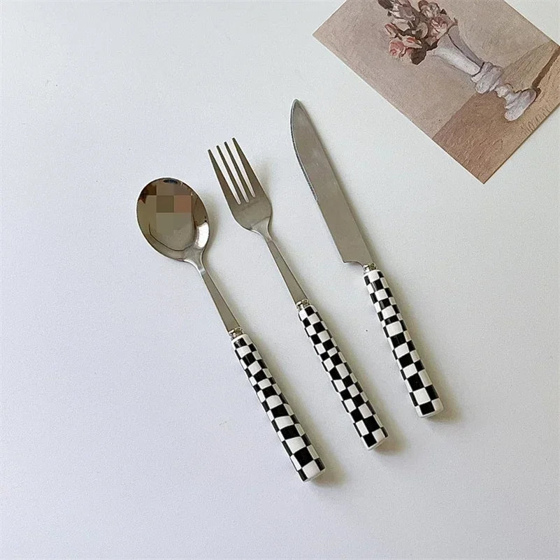Checkmate Cutlery Set