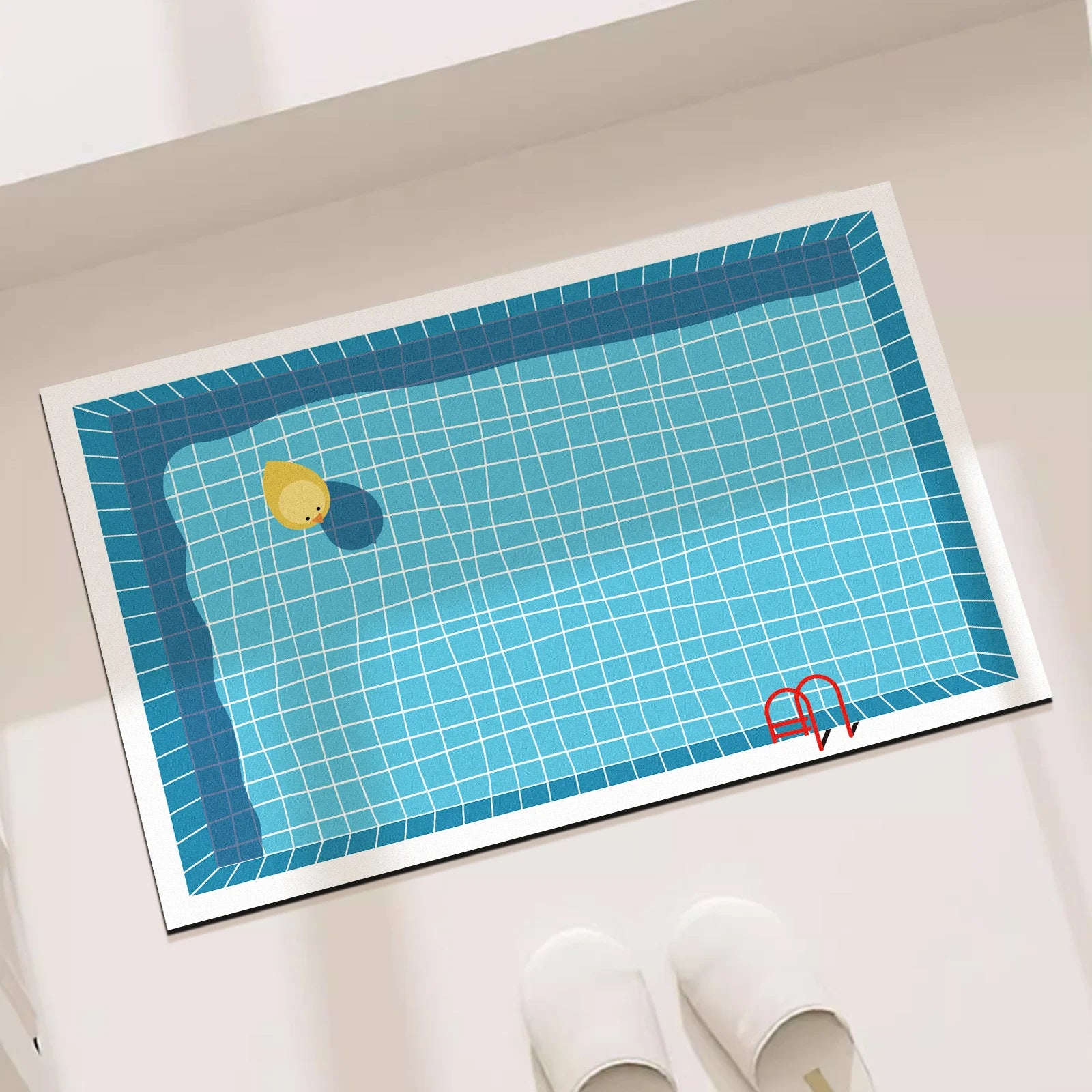 Poolside Rubber Bath Mat