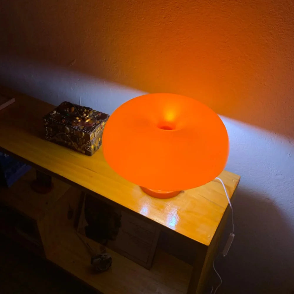 Nordic Mushroom Lamp - Orange