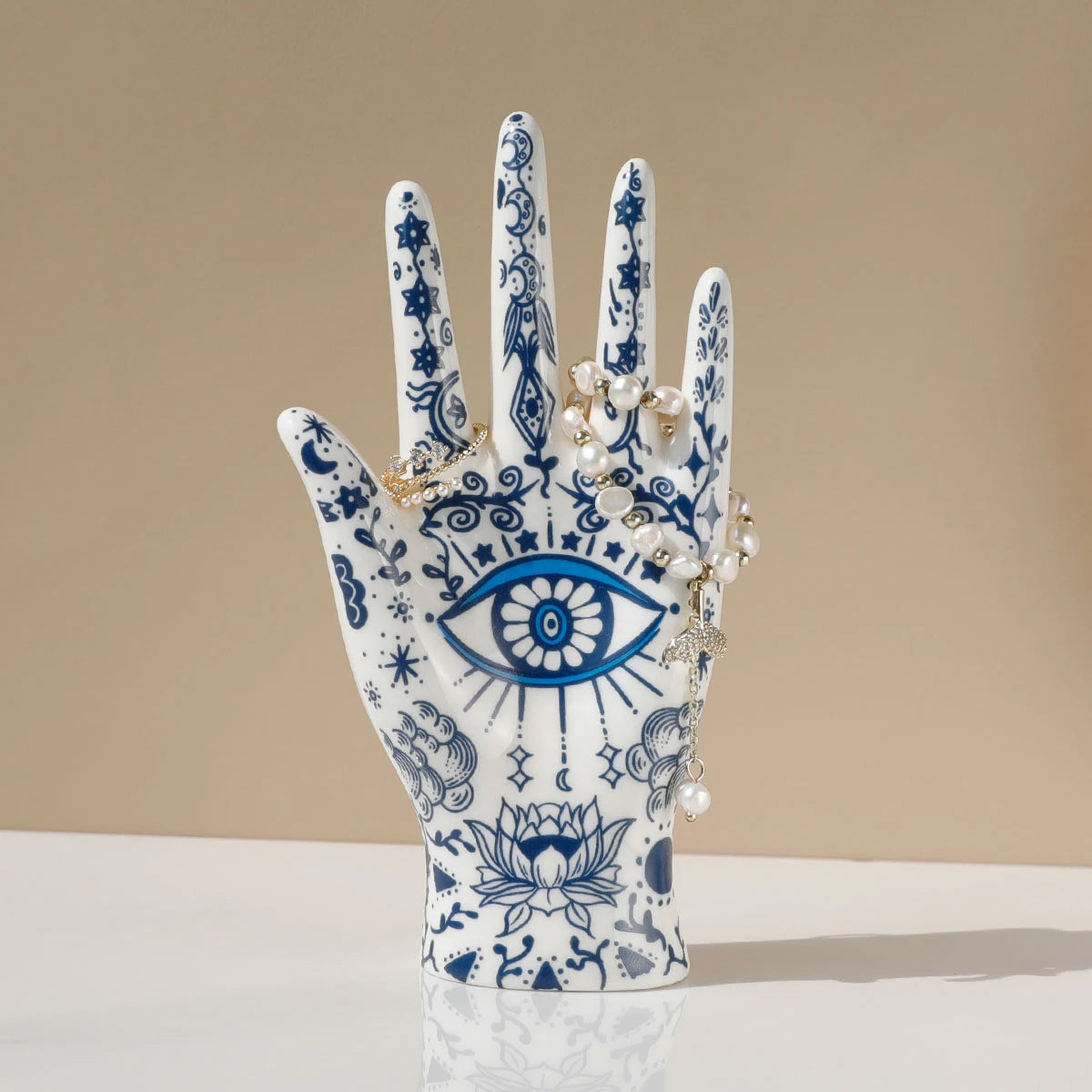 Mystic Eye Ceramic Hand