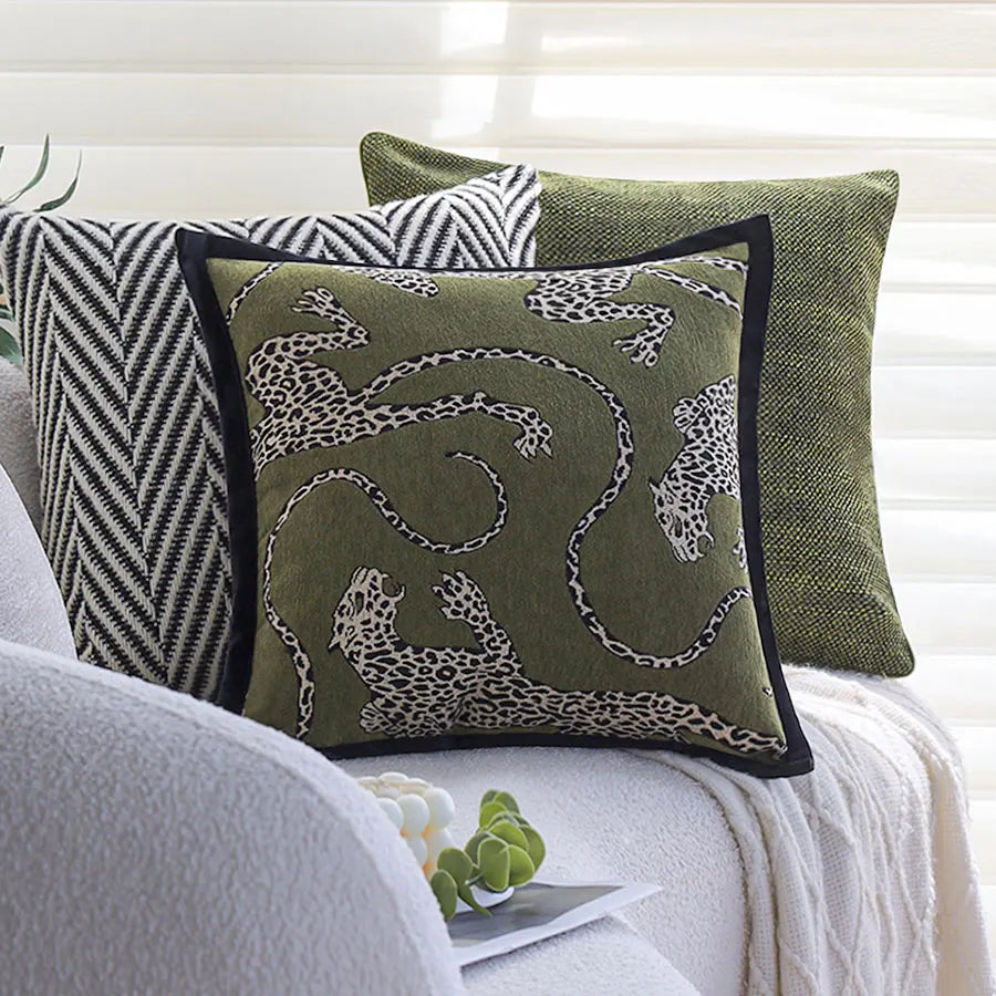 Wild Leopard Cushion Cover