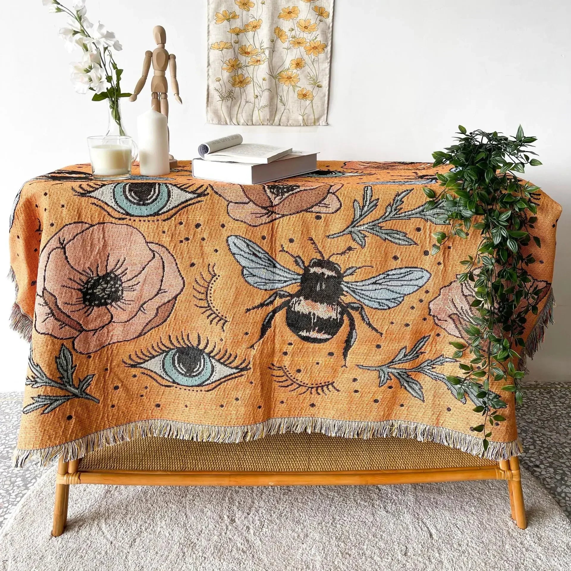 Bees in Bloom Tapestry
