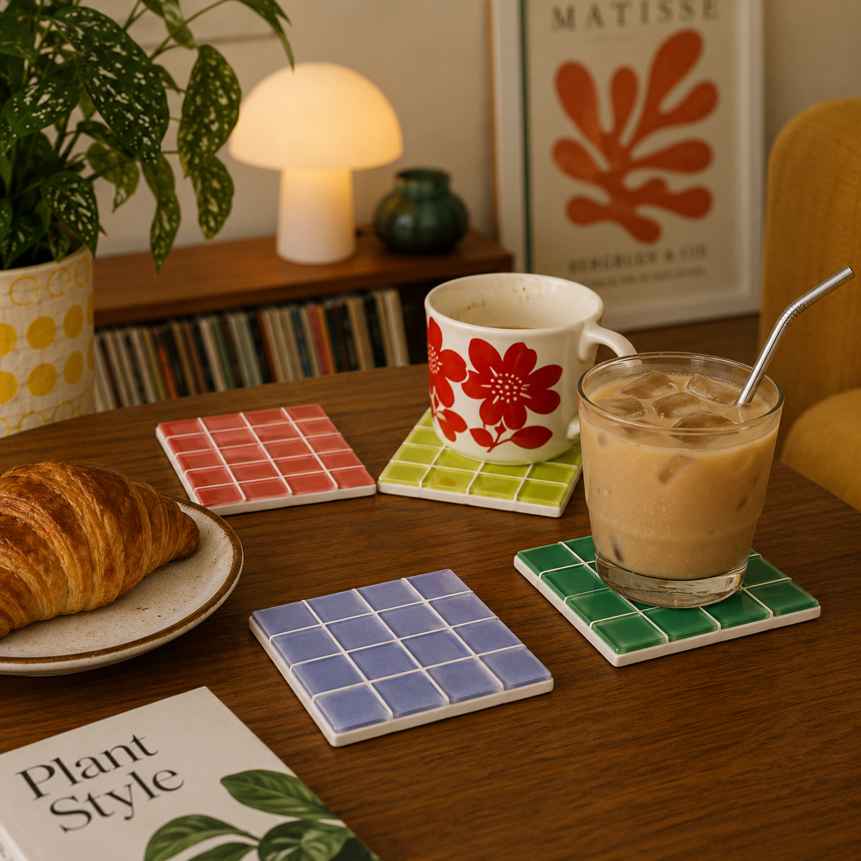 Mosaic Tile Coaster (15 colours)