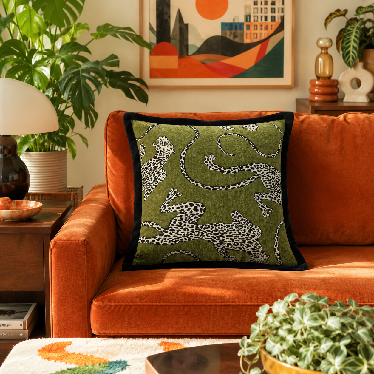 Wild Leopard Cushion Cover