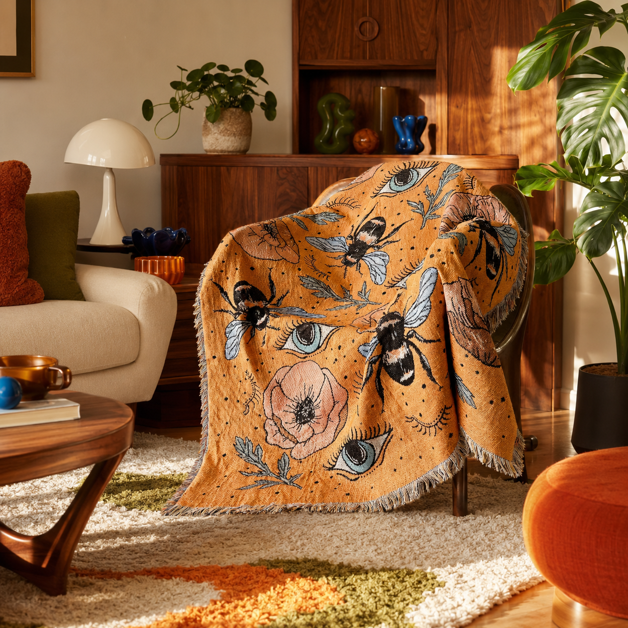 Bees in Bloom Tapestry