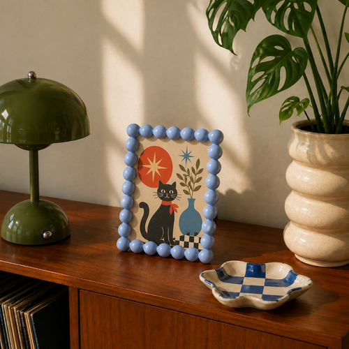Beaded Photo Frame (4 Colours)