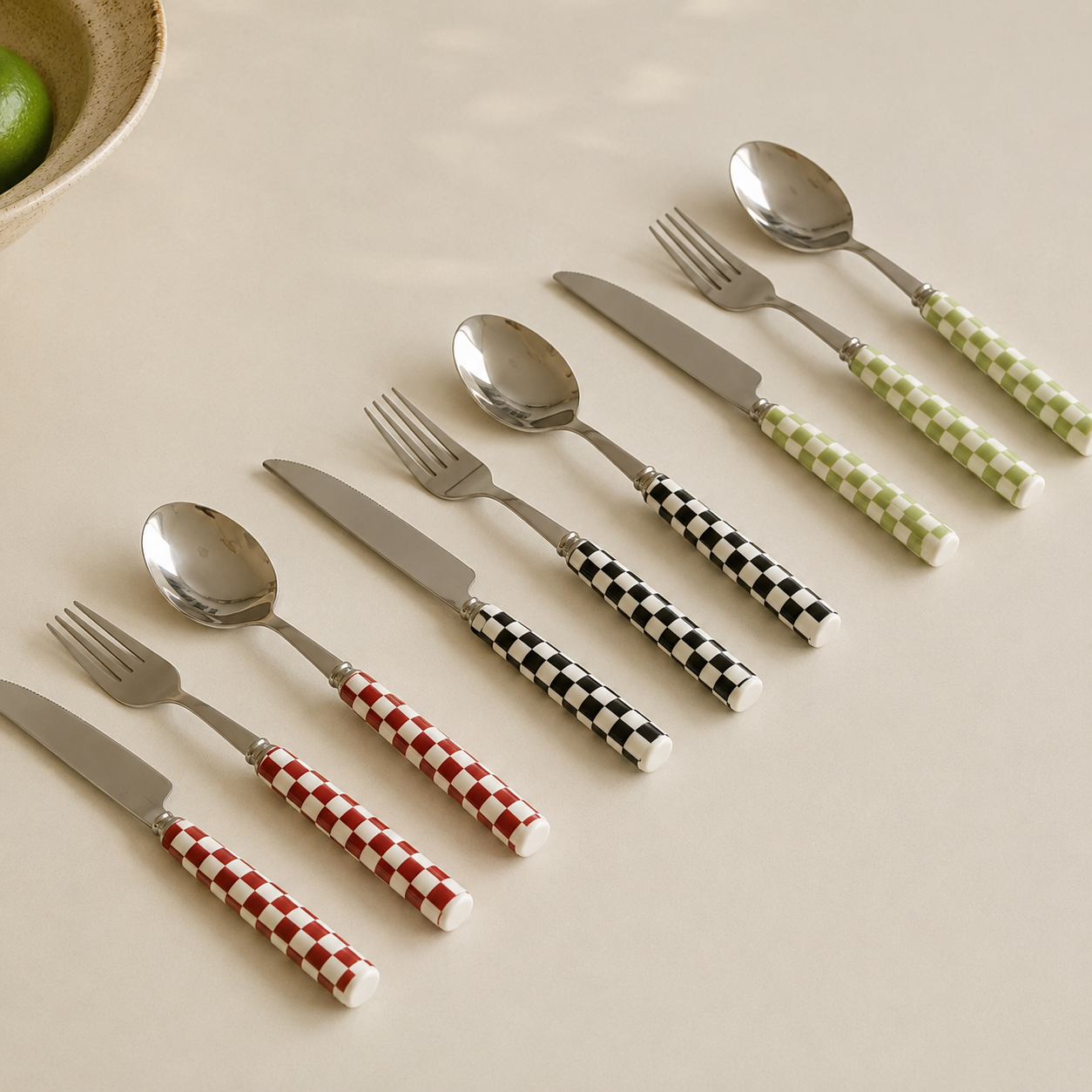 Checkmate Cutlery Set