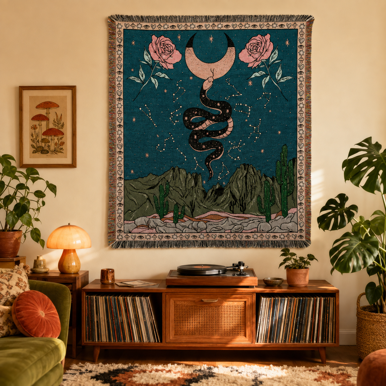 Desert Moon Tapestry