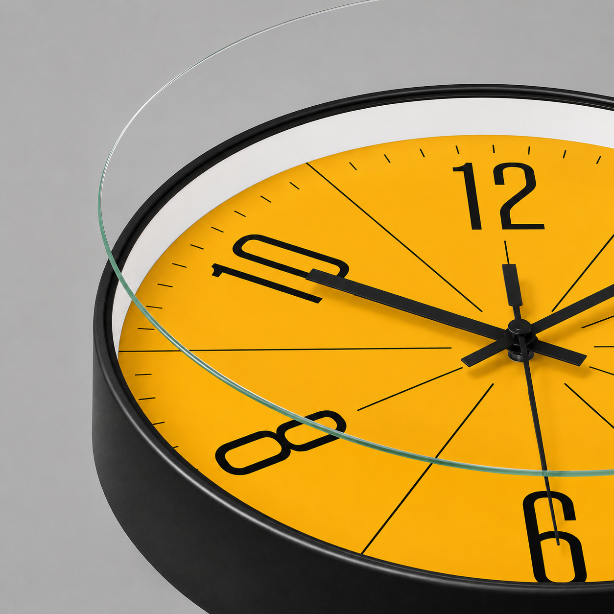 Golden Hour Wall Clock