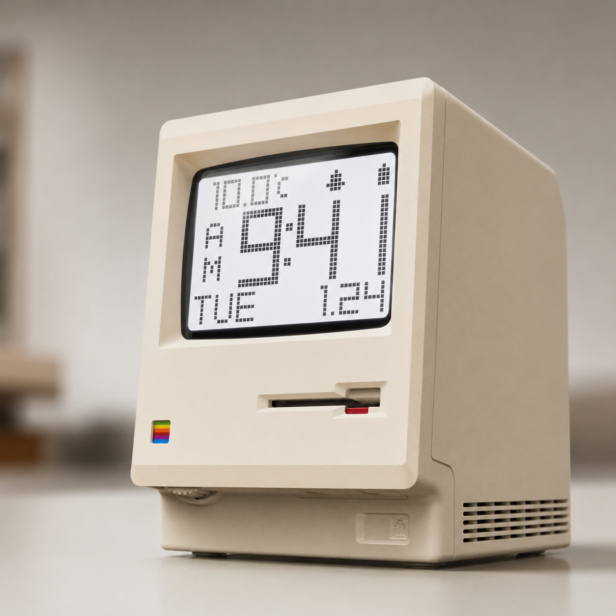 Retro Computer Clock