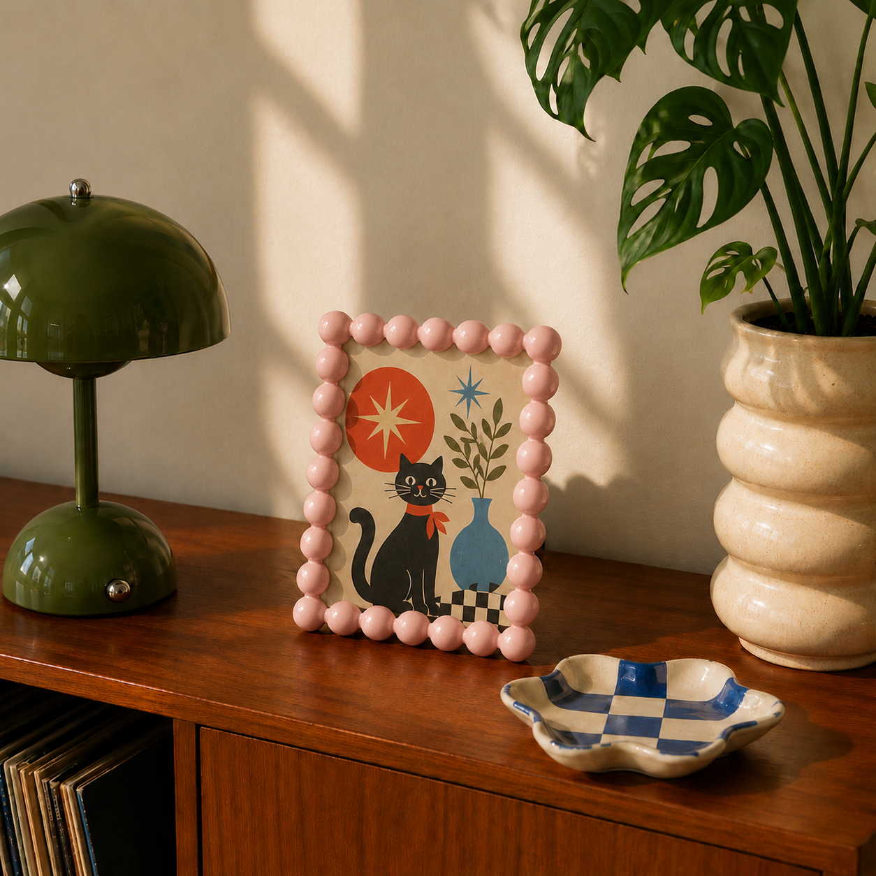 Beaded Photo Frame (4 Colours)