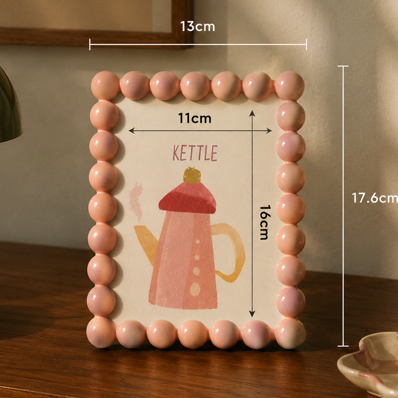 Beaded Photo Frame (4 Colours)