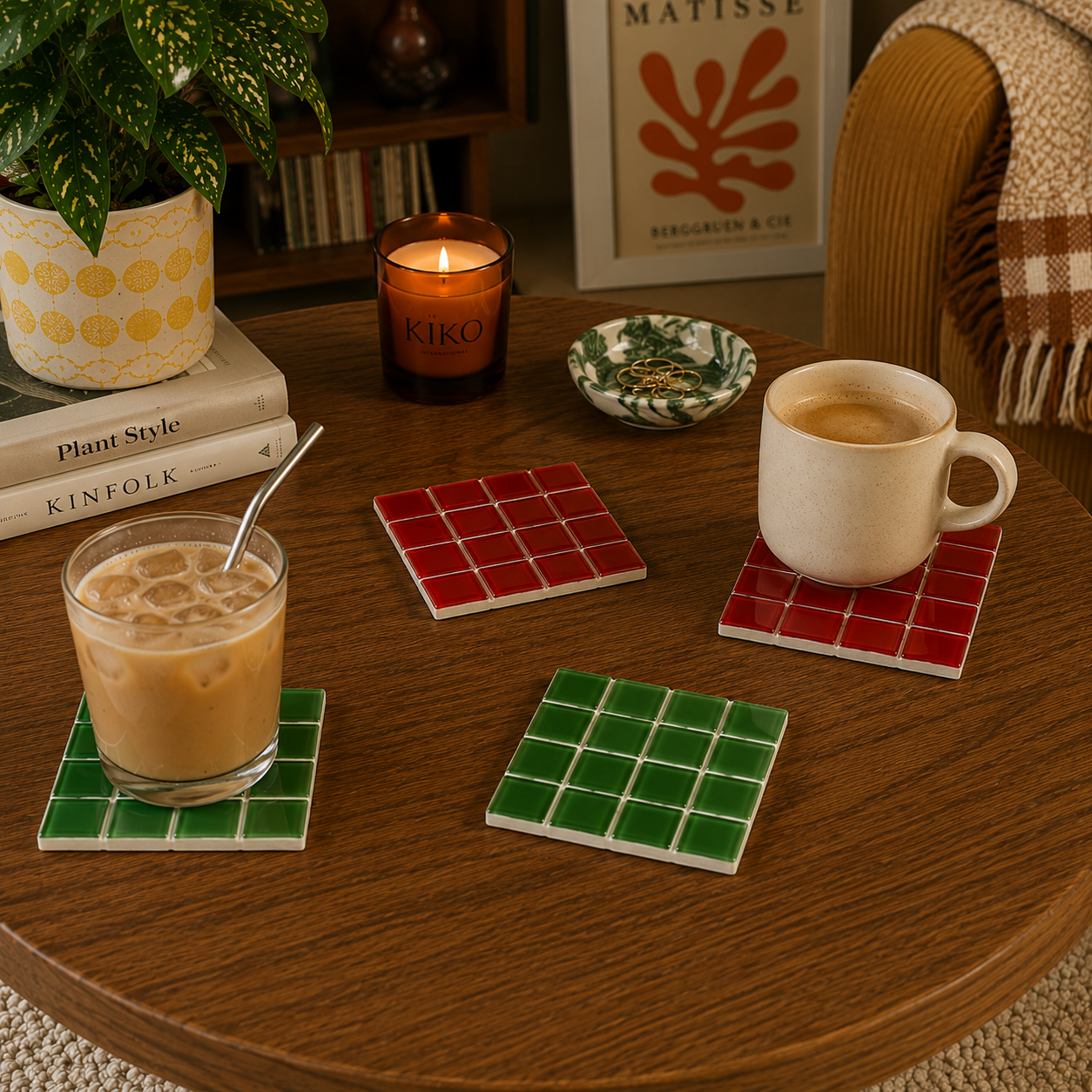 Mosaic Tile Coaster (15 colours)