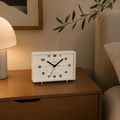 Retro Alarm Clock - White