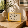 Retro Alarm Clock - Yellow